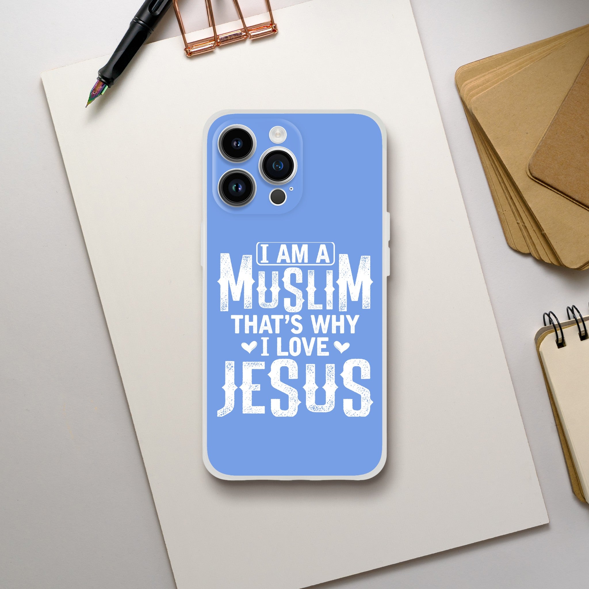 Flexi case | I AM A MUSLIM THAT'S WHY I LOVE JESUS