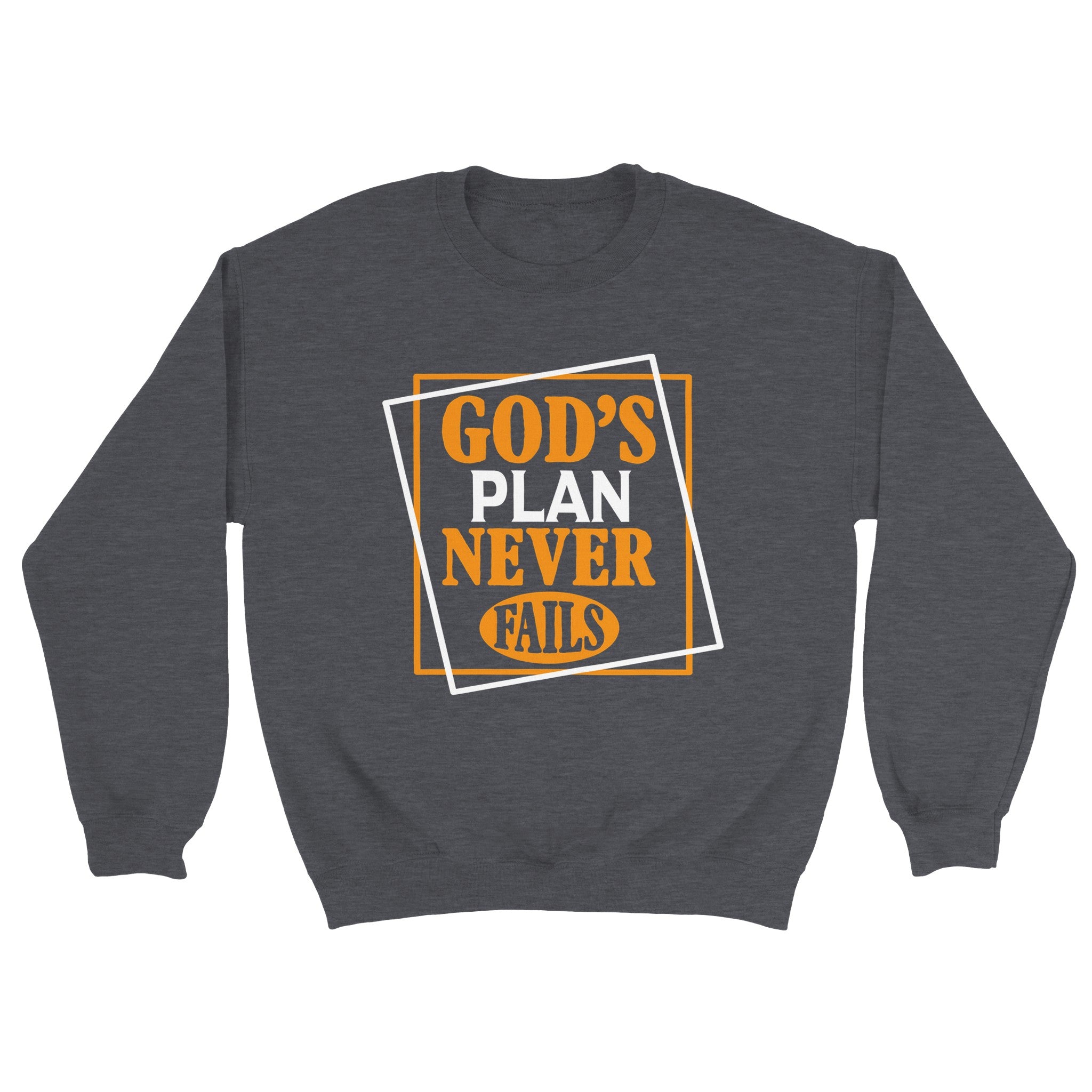 Classic Unisex Crewneck Sweatshirt | GOD'S Plan Never Fails