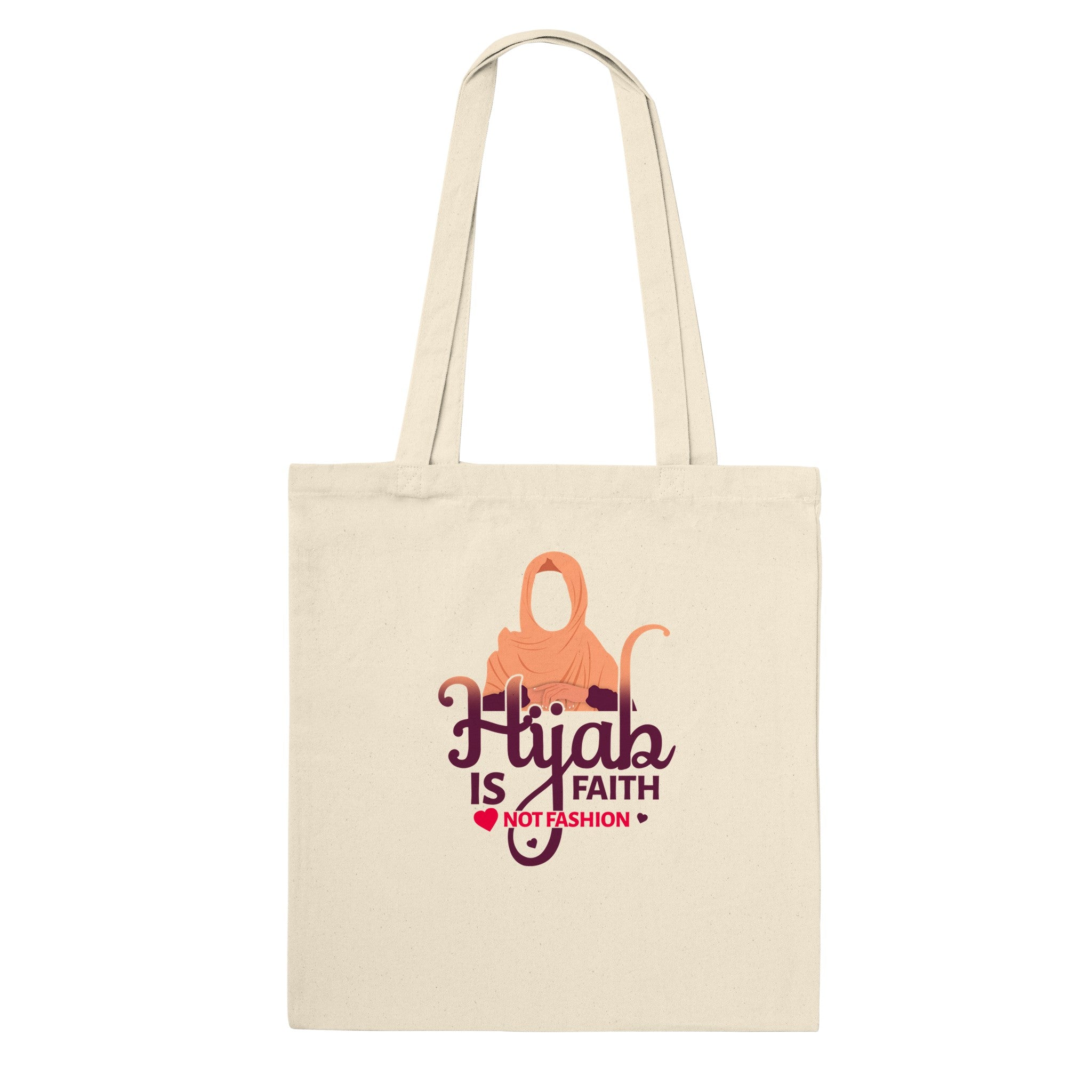 Classic Tote Bag | HIJAB IS FAITH NOT FASHION