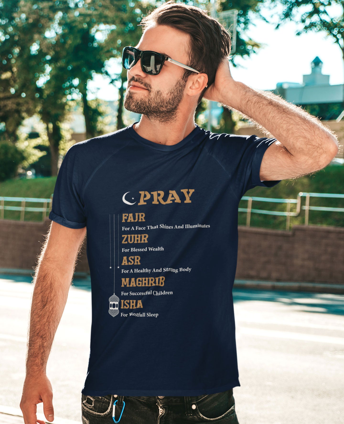 Premium Crew Neck T-shirt | Five Times Salah